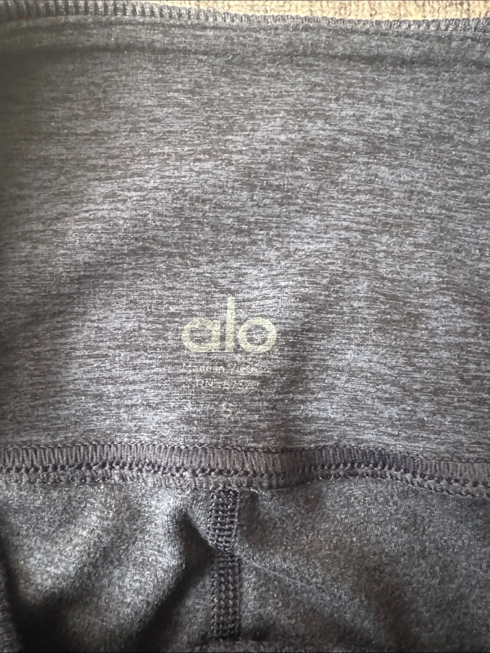 ALO Yoga Heathered Charcoal High-Rise Leggings